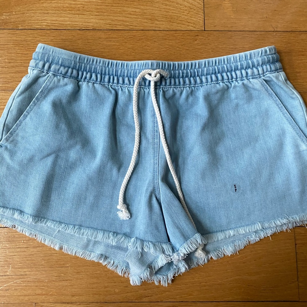 Light Blue Denim Shorts